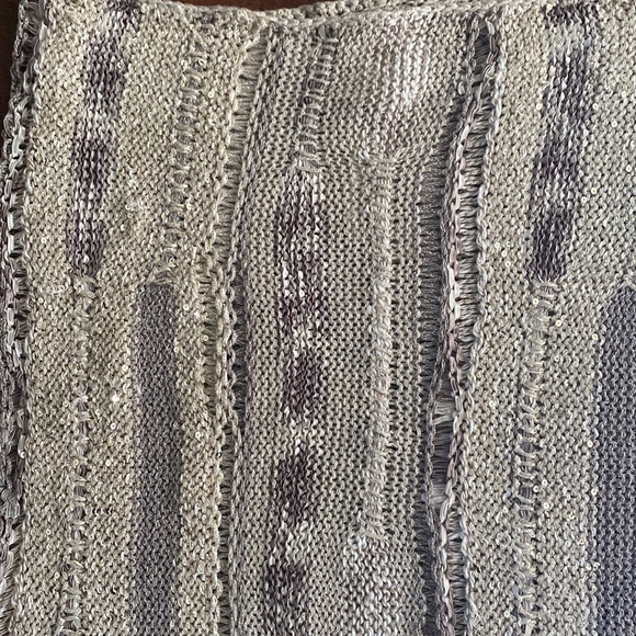 Chico’s Gold Poncho - Picture 10 of 13